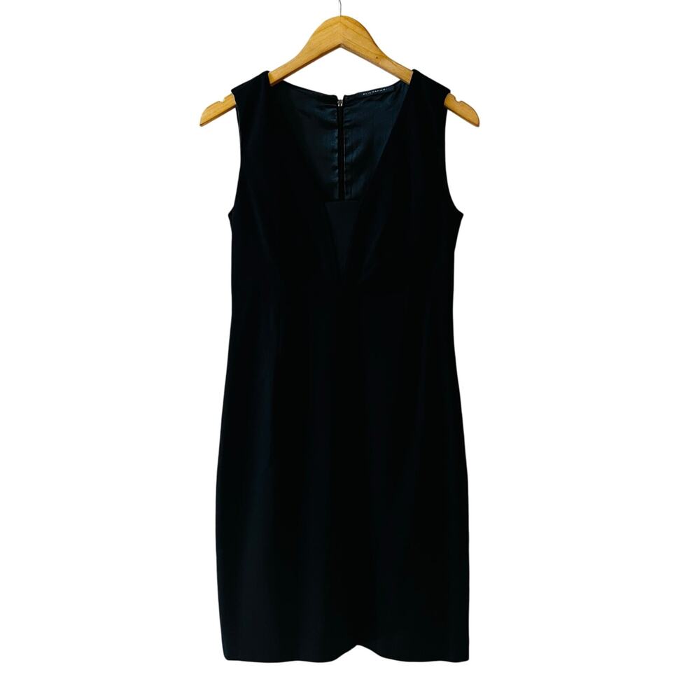 Elie Tahari Wool Blend Sleeveless Sheath Dress Size S Small Black - Picture 7 of 7